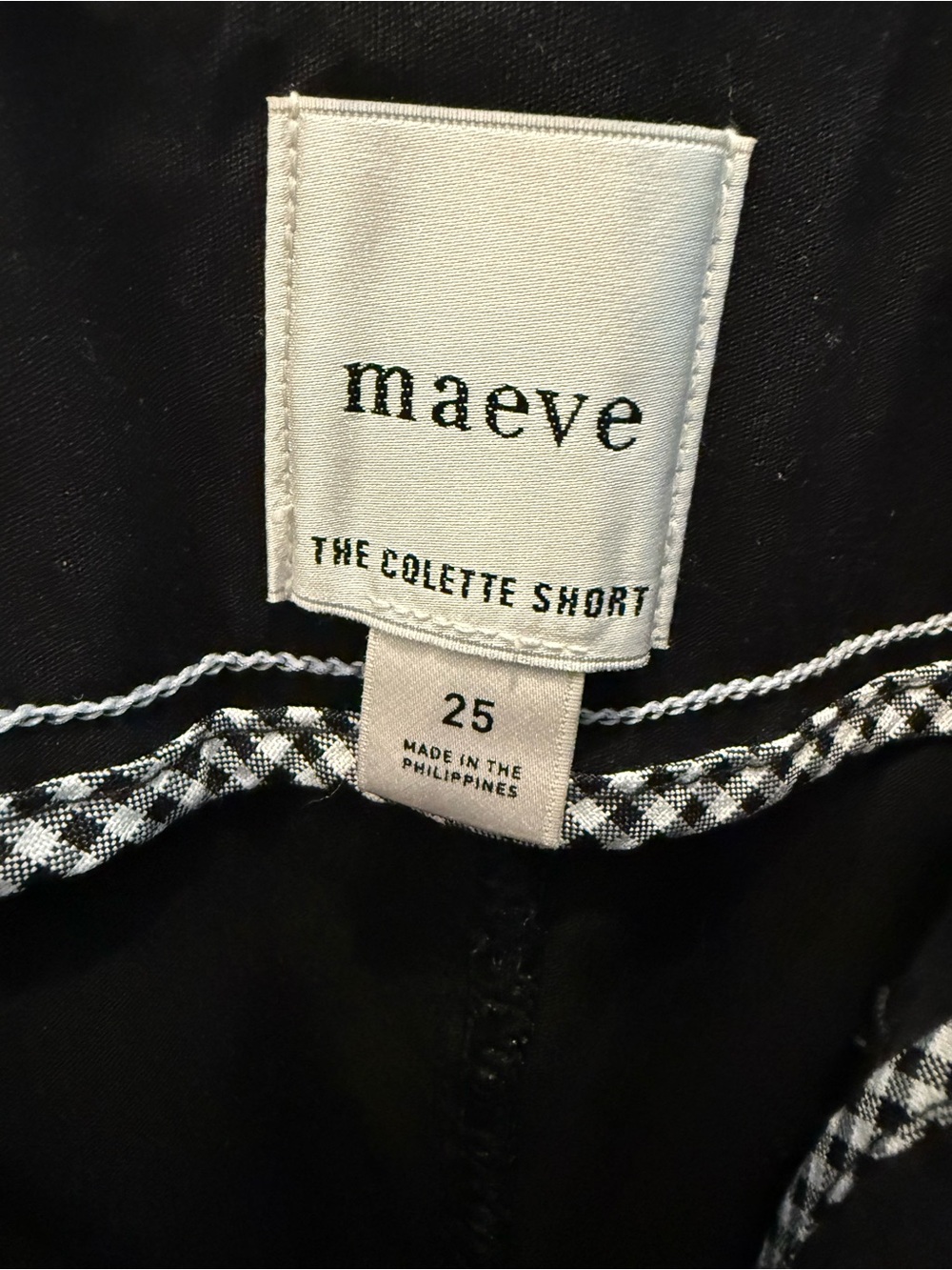 Anthropologie Colette Black Linen Blend High-Waist Shorts by Maeve - NWT - Picture 10 of 11